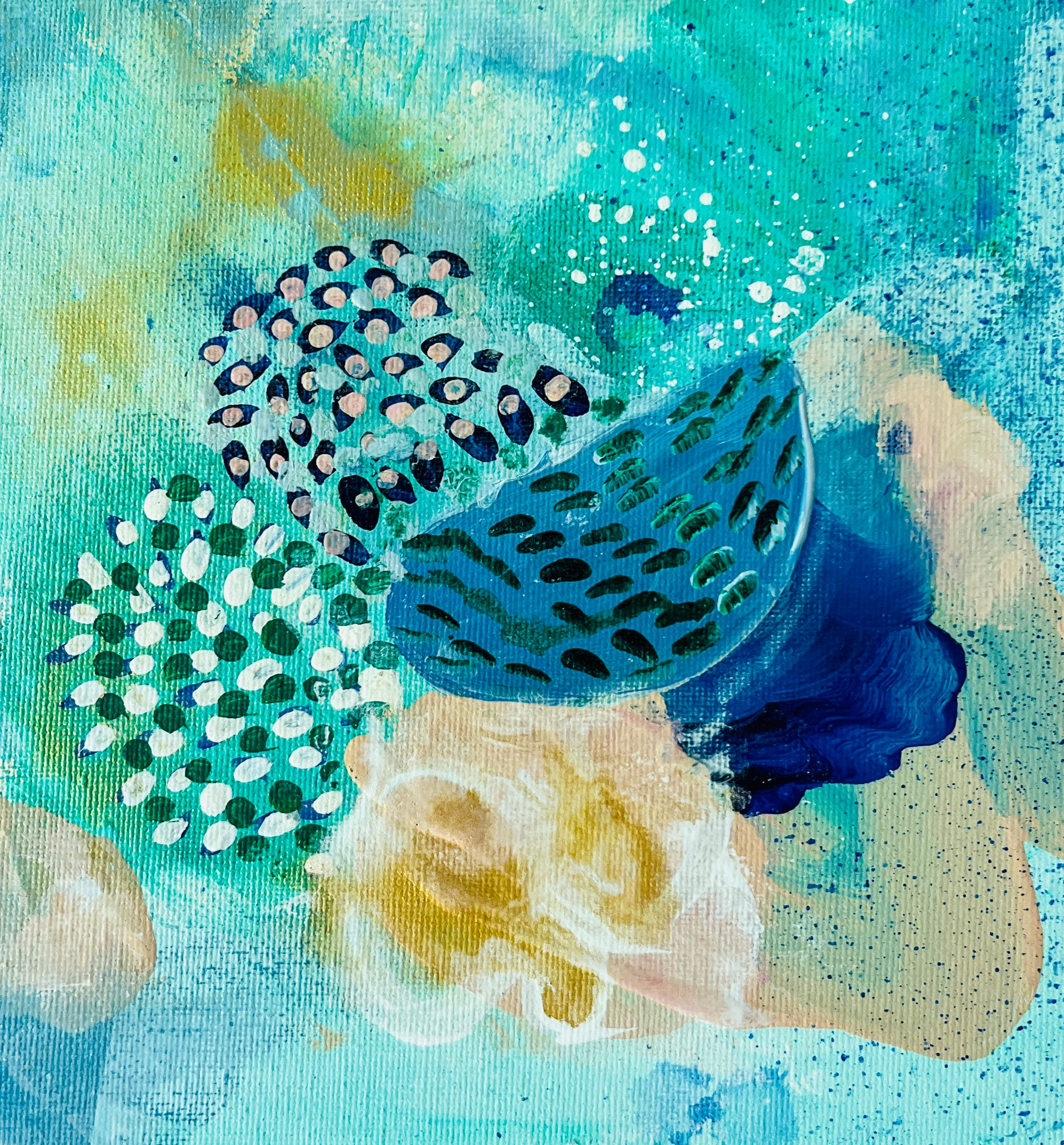 Paint en Sip Abstract schilderen